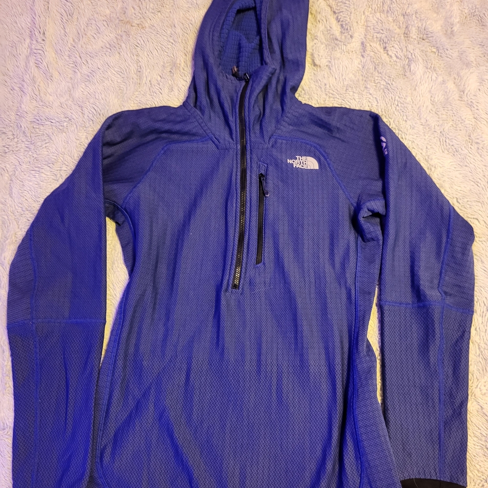 The North Face Blue Half Zip Hoodie